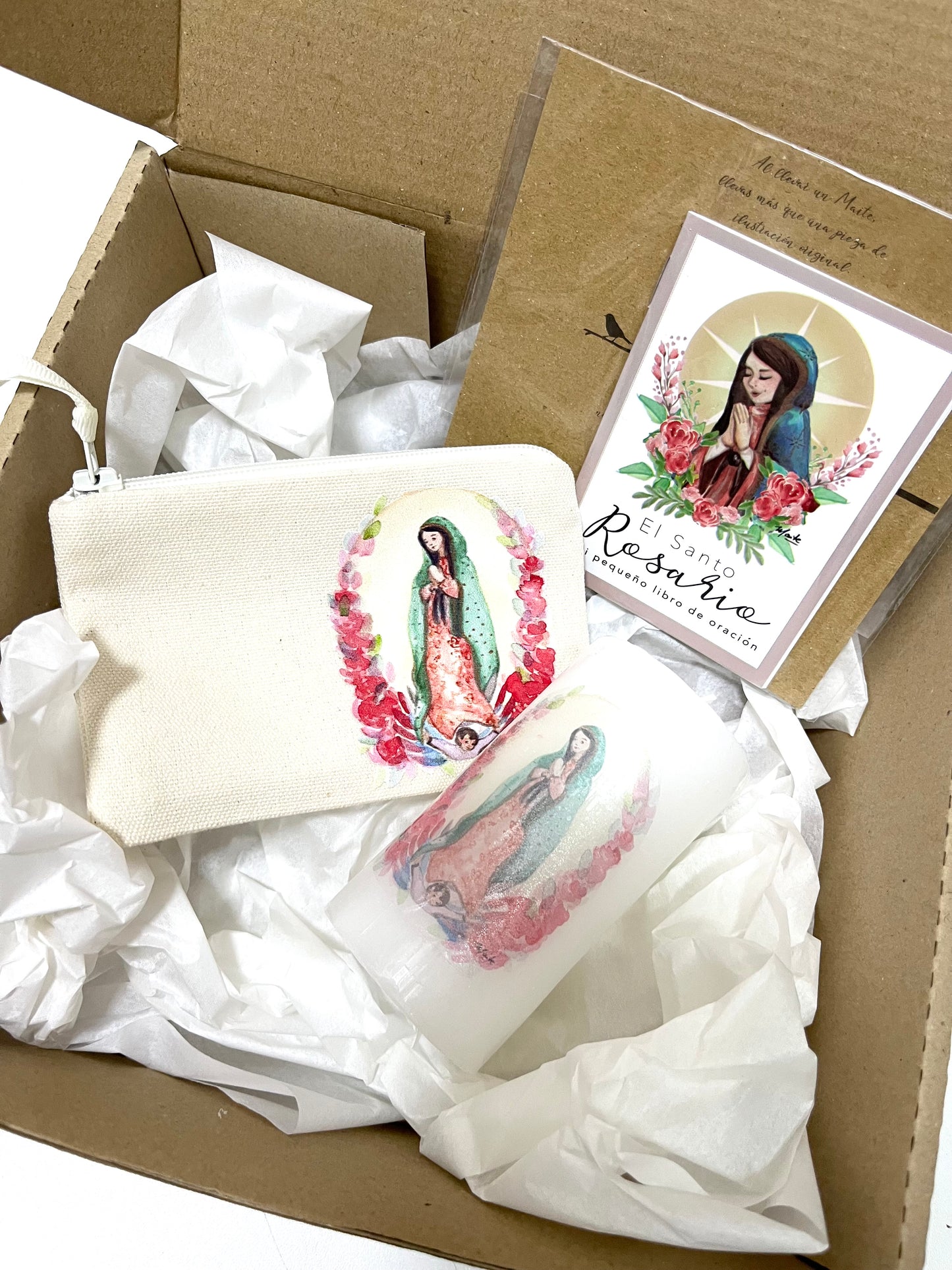 Cajita de Fe Rosas a María - Edición Limitada - Gift Box del Rosario