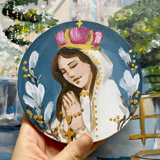 Virgen de Fatima - Aplique de Pared -  Maria Mírame
