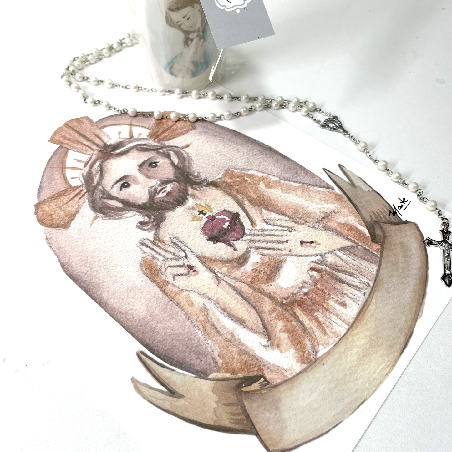 Lámina del Sagrado Corazón de Jesús - Print