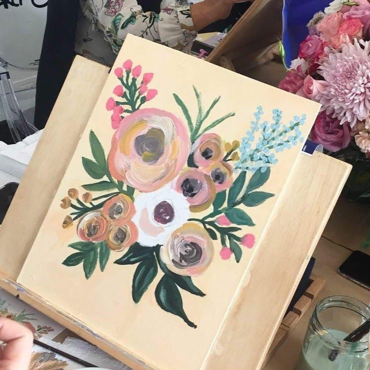 Pintemos Rosas - WanderBox - Kit de materiales de Pintura