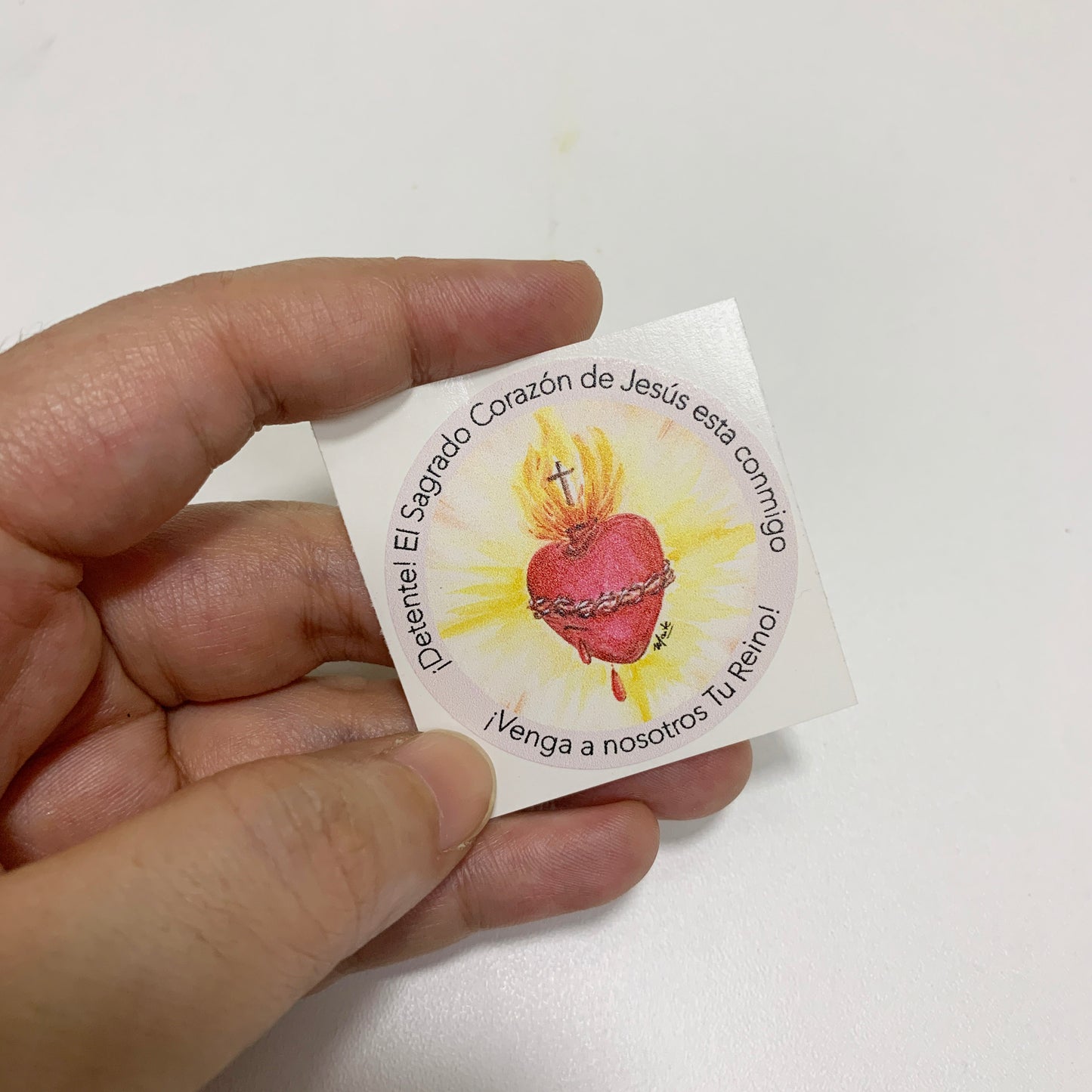 Sticker - Detente de Corazon de Jesús - Pack x 10+