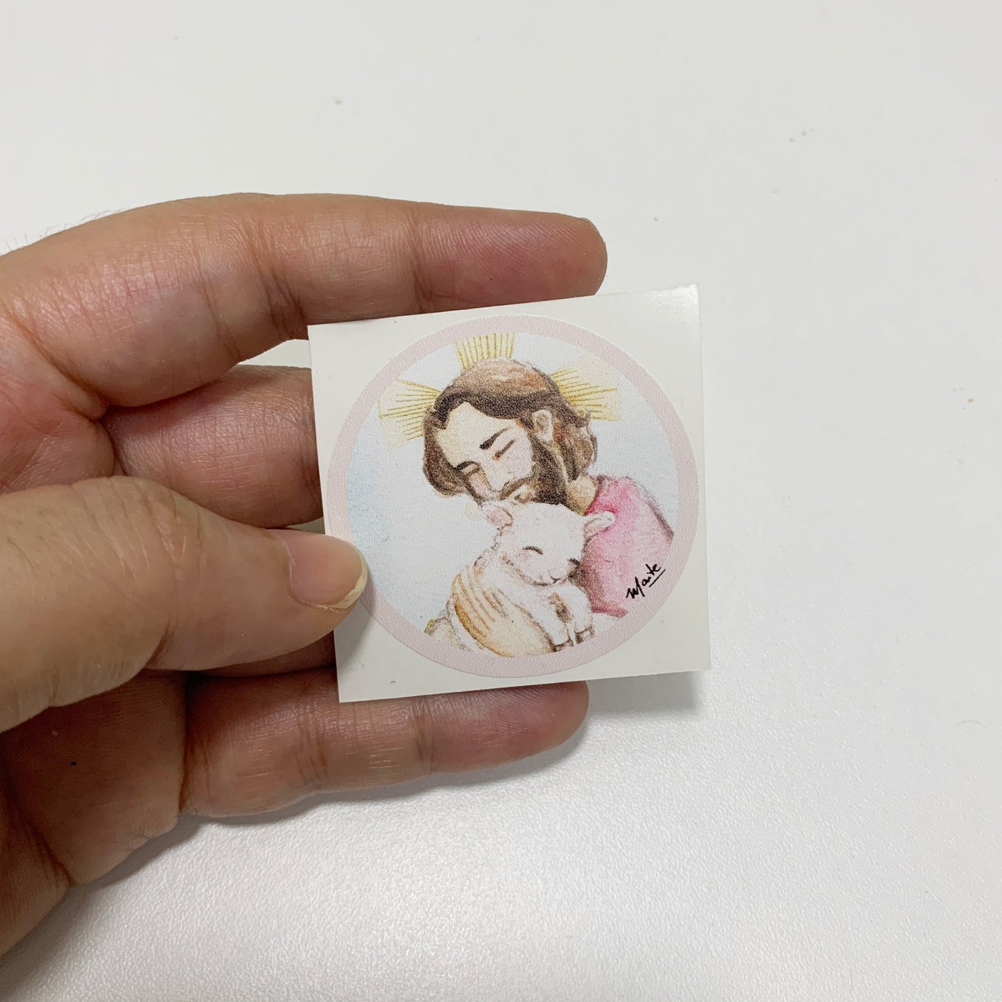 Sticker - Jesús el Buen Pastor - Pack x 10+