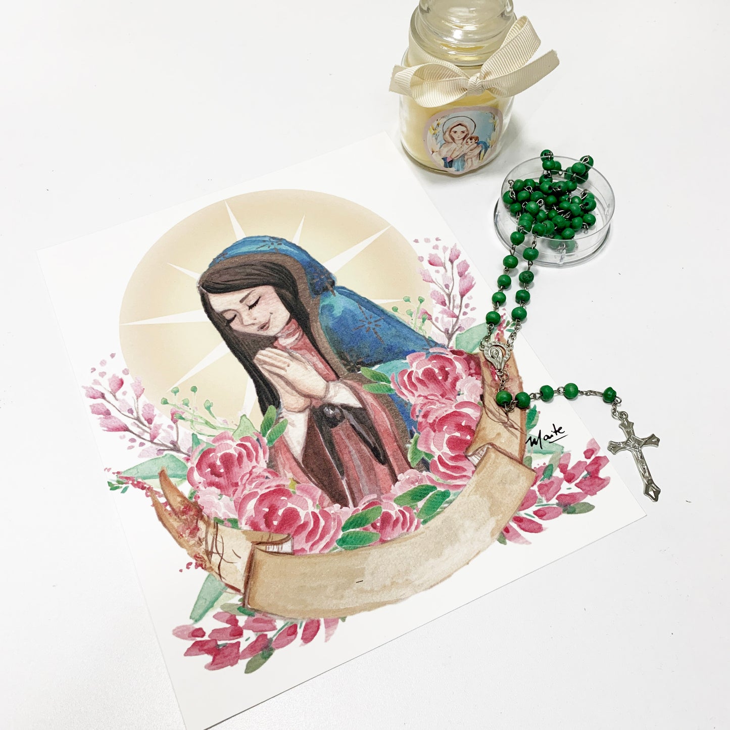 Lámina de la Virgen de Guadalupe - Print - Maria Mírame